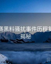 每日大赛黑料骚扰事件历程复盘脉络揭秘