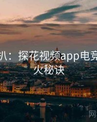 独家深扒：探花视频app电竞风波爆火秘诀