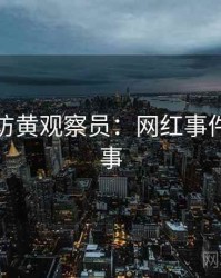探花专访黄观察员：网红事件幕后故事